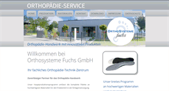 Desktop Screenshot of orthosysteme.de